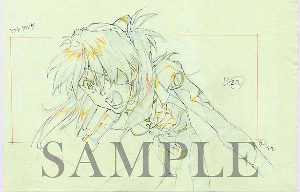 『ヱヴァンゲリヲン新劇場版：Q』の原画　「：Q」C-0021 修正原画