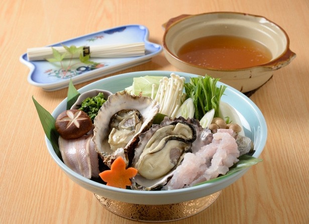 全店統一メニューの海中磯辺鍋 ¥1580