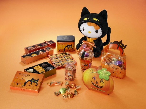 画像1 / 19＞ゴディバからハロウィン限定黒猫キティが発売決定