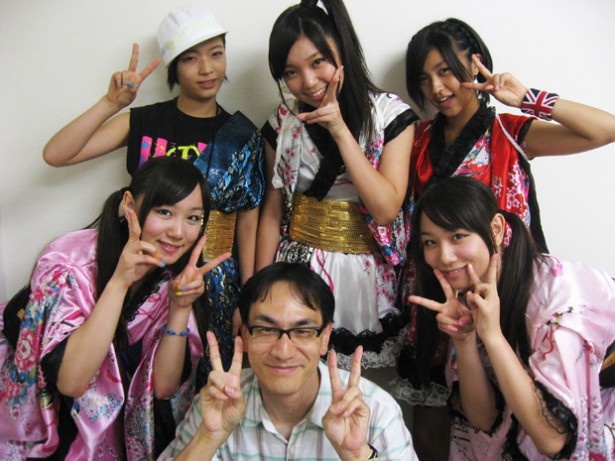 2013年7月24日、阪急西宮ガーデンズの控室にて。