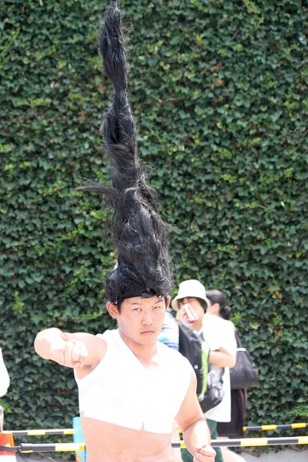 「『HUNTER×HUNTER」のゴンさん。「髪の毛は1日で作りました」