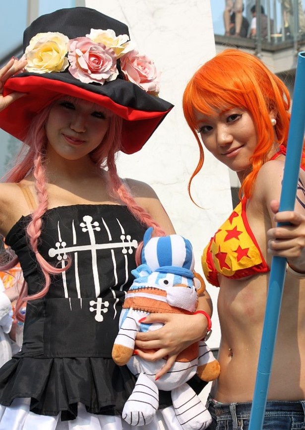 「ONE PIECE」のペローナ＆ナミ