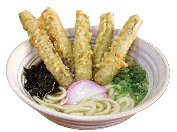 福岡県うどん屋 仁の「薪割りごぼう天 うどん」