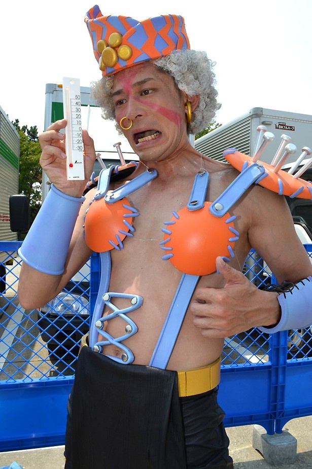 エシディシも気温の高さにビックリ！