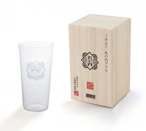 「丸の内グラス うすはりタンブラー L（桐箱入り）」　 月長（げっちょう） 3675円