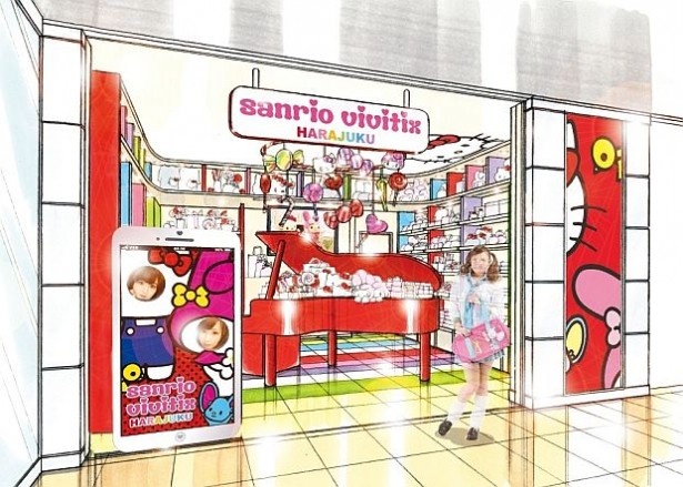 sanrio vivitix HARAJUKU イメージ図