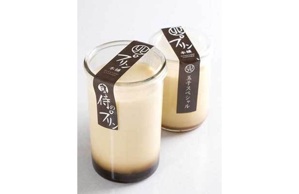 マルキタプリン本舗「侍のプリン」(480円)は、しっかりした生地が特徴