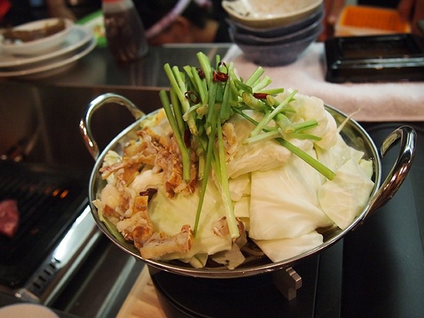 起承転結を味わえる「かすもつ鍋」