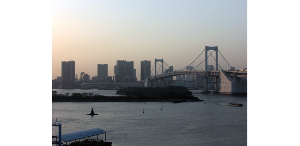 東京ジョイポリスから見る夕焼けも最高！