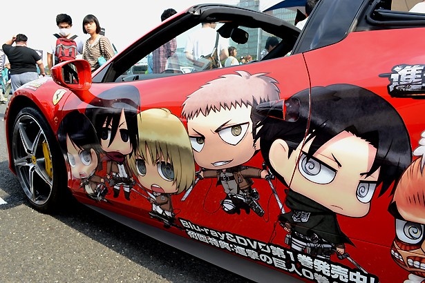 「進撃の巨人」の痛車
