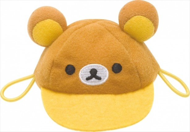 リラックマデザインのキャップ