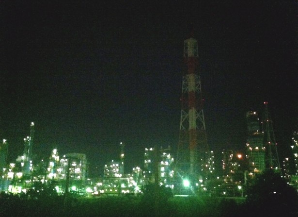 筆者も工場夜景撮影にチャレンジ！