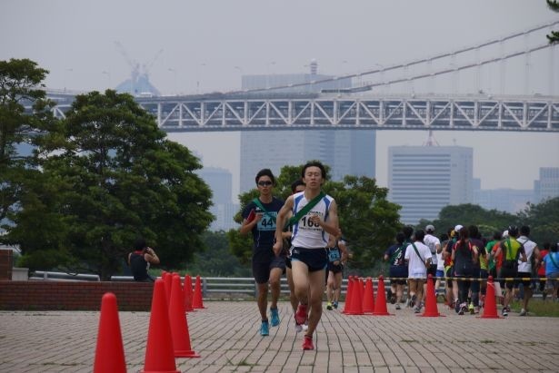 コース取りはコーンでしっかり分かれているので安心