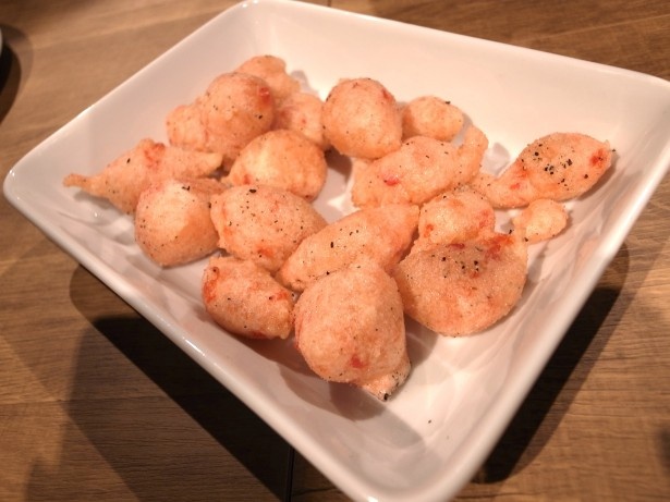 エビが香ばしくモチモチ食感の桜エビのゼッポリーニ