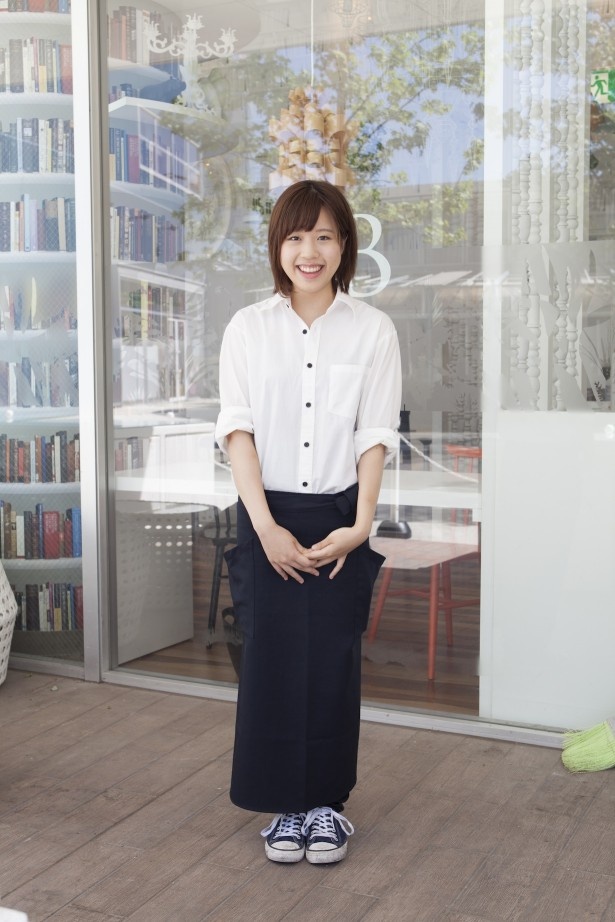 「新感覚の窯出しパンケーキを楽しんでください」とスタッフの今村さん
