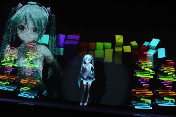 3Dモデルで表現された初音ミク