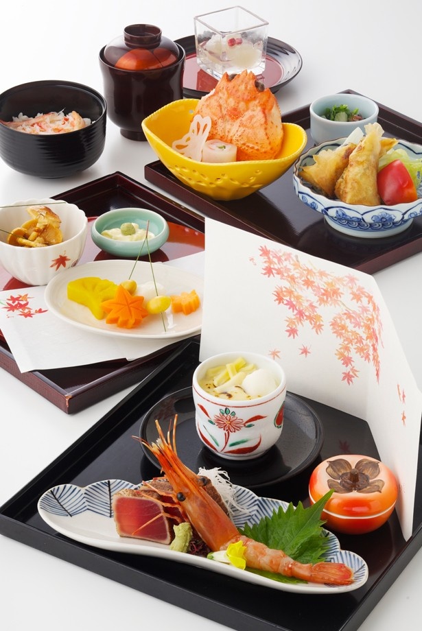 日本料理「なにわ」　“秋桜～乙女の真心～” 秋の食材を贅沢に盛り込んだ、目でも愉しめる特別コース　※コース内容変更あり　※画像はイメージ