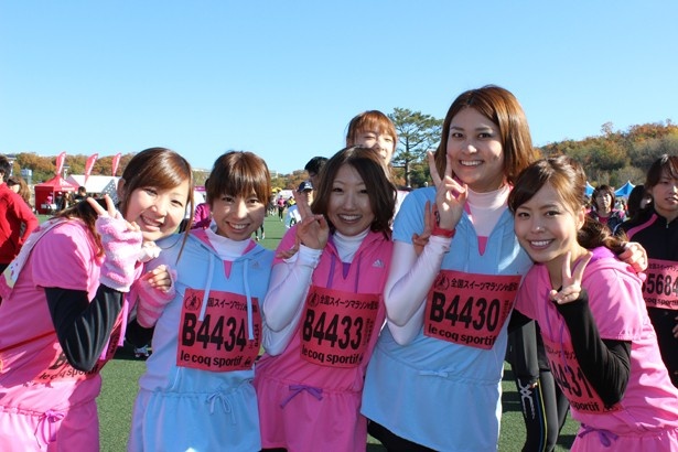 女性の参加率が高いのもスイーツマラソンならではの特徴