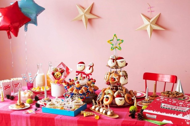 飾って可愛いく、食べて美味しいドーナツを使った新しい形のクリスマスパーティー