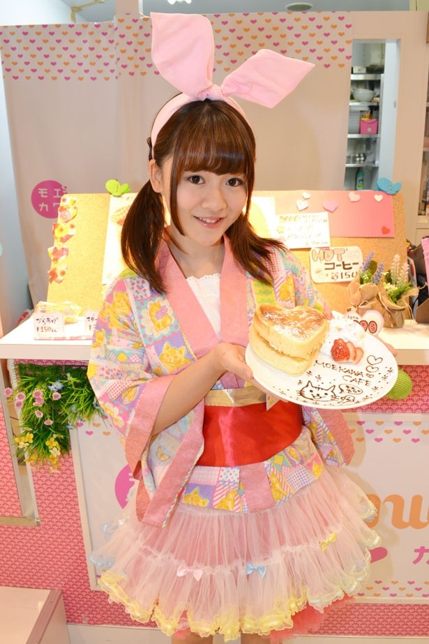 2枚重ねのパンケーキもあり