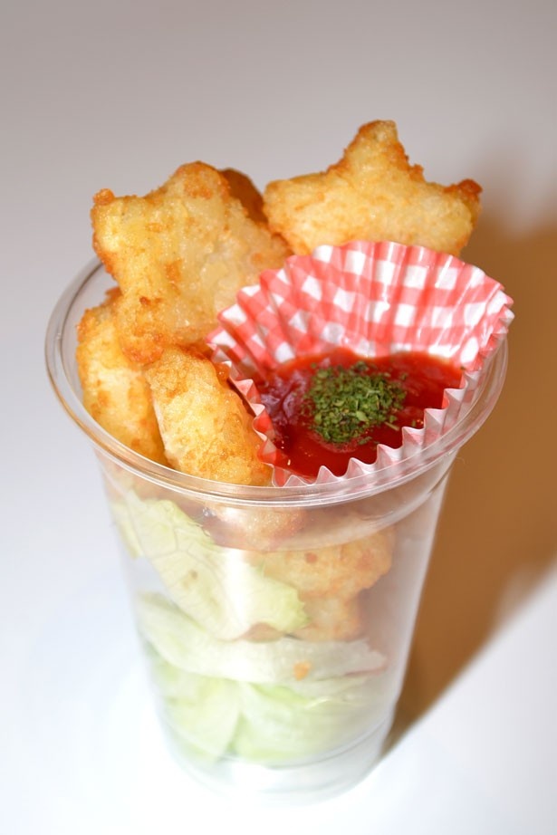 星型にカットされたポテトもあり