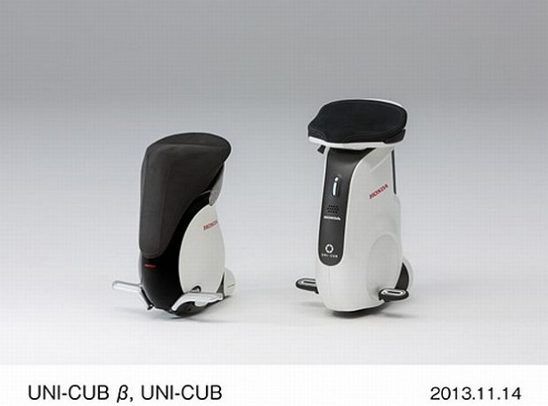 ASIMOに代表されるヒューマノイドロボット研究で開発されたバランス制御技術や全方位駆動車輪機構により動かせるUNI-CUB β