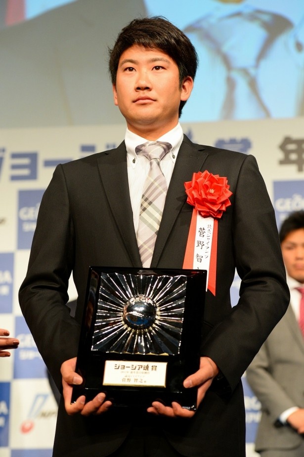 選考委員特別賞受賞を受賞した巨人の菅野智之選手