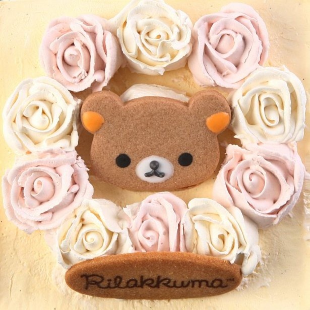 【写真を見る】「リラックマローズケーキ」のディテールはこちらでチェック！