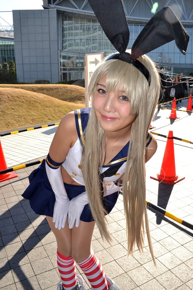 「艦隊これくしょん -艦これ-」の島風に扮するmilkyさん