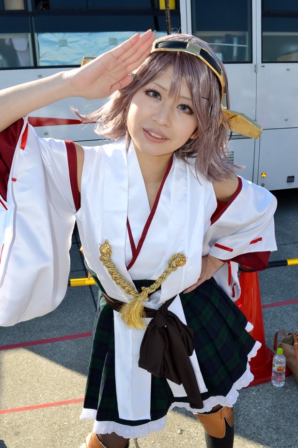 「艦これ」の比叡に扮する柳沢ソルトさん