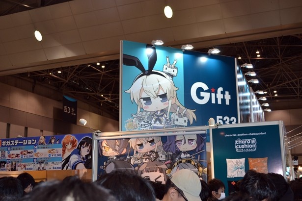 「艦これ」グッズを取り扱うブースがずらり！