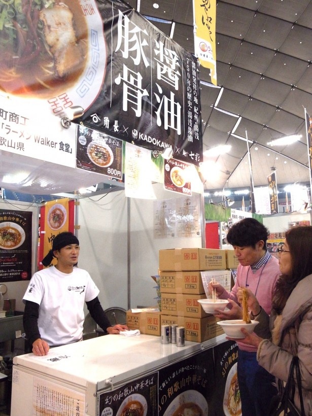 和歌山ラーメンは女性のお客さんにも好評
