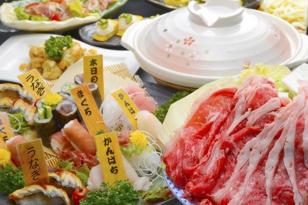 国産牛すきやきがメインのお食事コースが半額に！