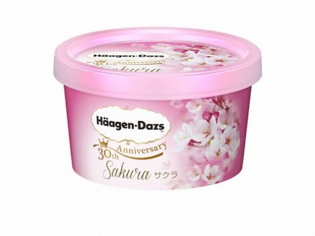 ハーゲンダッツからサクラ味＆ローズ味！創業30周年アイスが春限定で登場