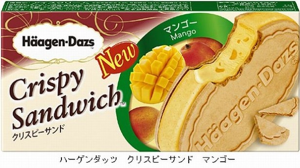 ハーゲンダッツから新作続々！クリスピーサンドのマンゴー味などが登場