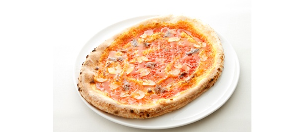 「イタリアのシシリア産アンチョビとオレガノのマリナーラピッツァ」（1470円）