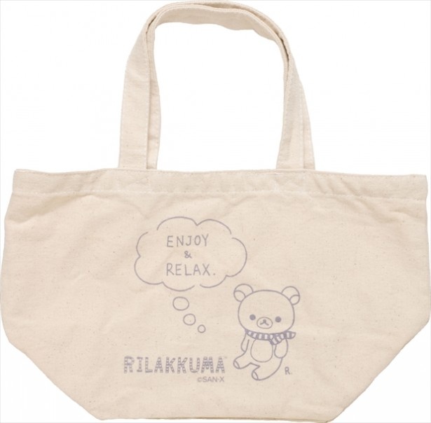 ランチトートバッグ白