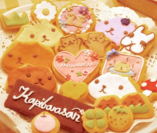 クッキーをモチーフにしたカピバラさんのkyururun♪cookies