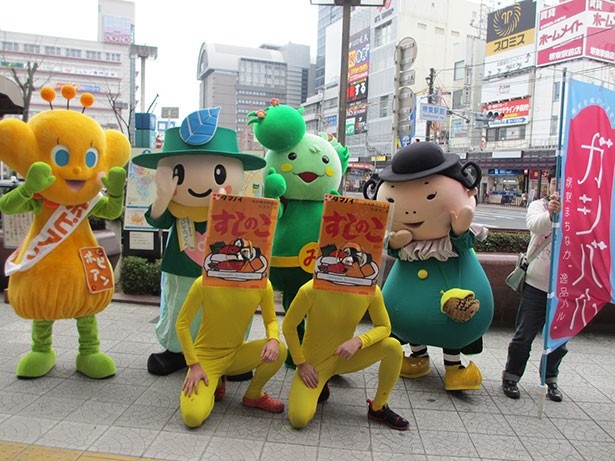ゆるキャラ撮影会以前の様子