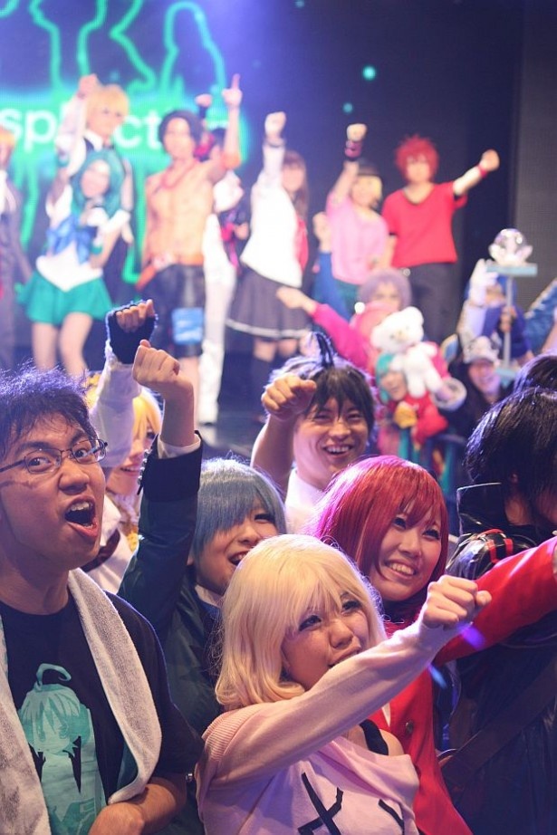 「コスプレ最高～！」とみんなで絶叫