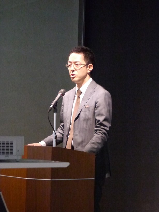 成果発表会に登壇した一般社団法人ナレッジキャピタル事業統括部長の高橋豊典さん
