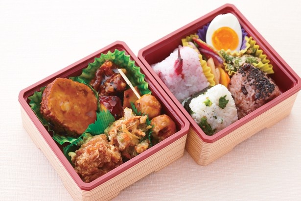 鳥麻×おむすび権米衛の春の873コラボ弁当