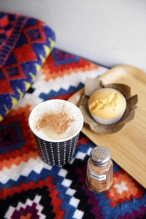 「せたがや縁側cafe」の玄米甘酒ソイカプチーノ