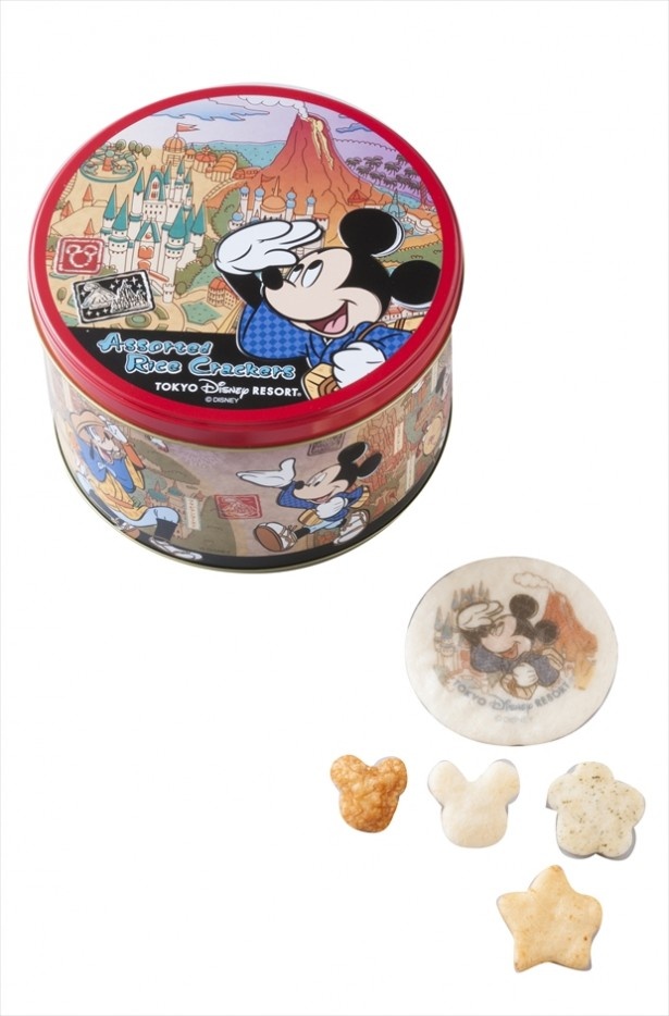アソーテッド・ ライスクラッカー(1200円)。しお味などのせんべ いやあげせんべ いなど、6 種計51枚入り