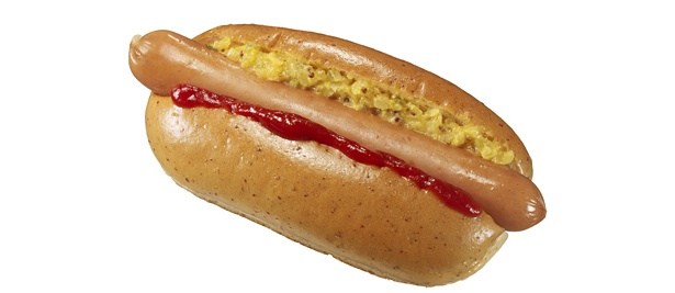 ちなみにコレが普通の「マックホットドッグ クラシック」