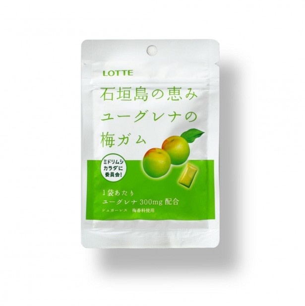 石垣島の恵み　ユーグレナの梅ガム(ロッテ　221円)