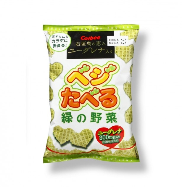 石垣島の恵み　ユーグレナ入り　ベジたべる緑の野菜(カルビー　151円)