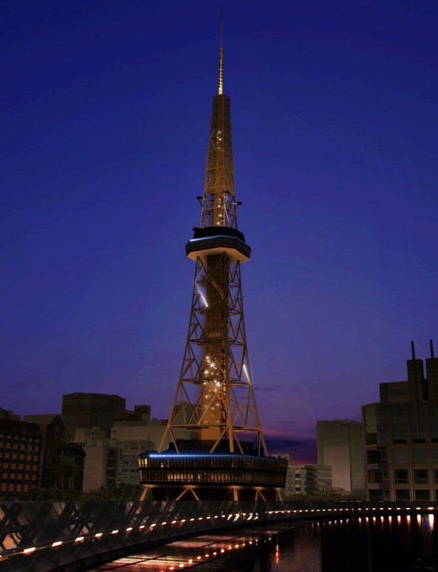 名古屋テレビ塔がダイヤモンドの輝きに!?