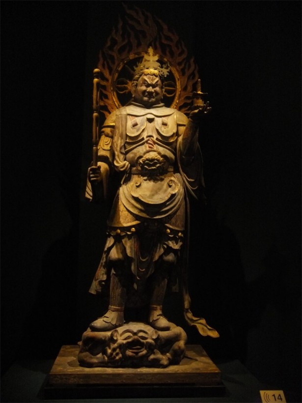 国宝　四天王立像のうち 多聞天立像　平安時代 十一～十二世紀　浄瑠璃寺蔵
