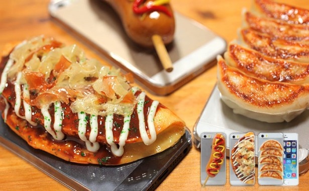 大衆食の定番である「お好み焼き」「フランクフルト」「餃子」